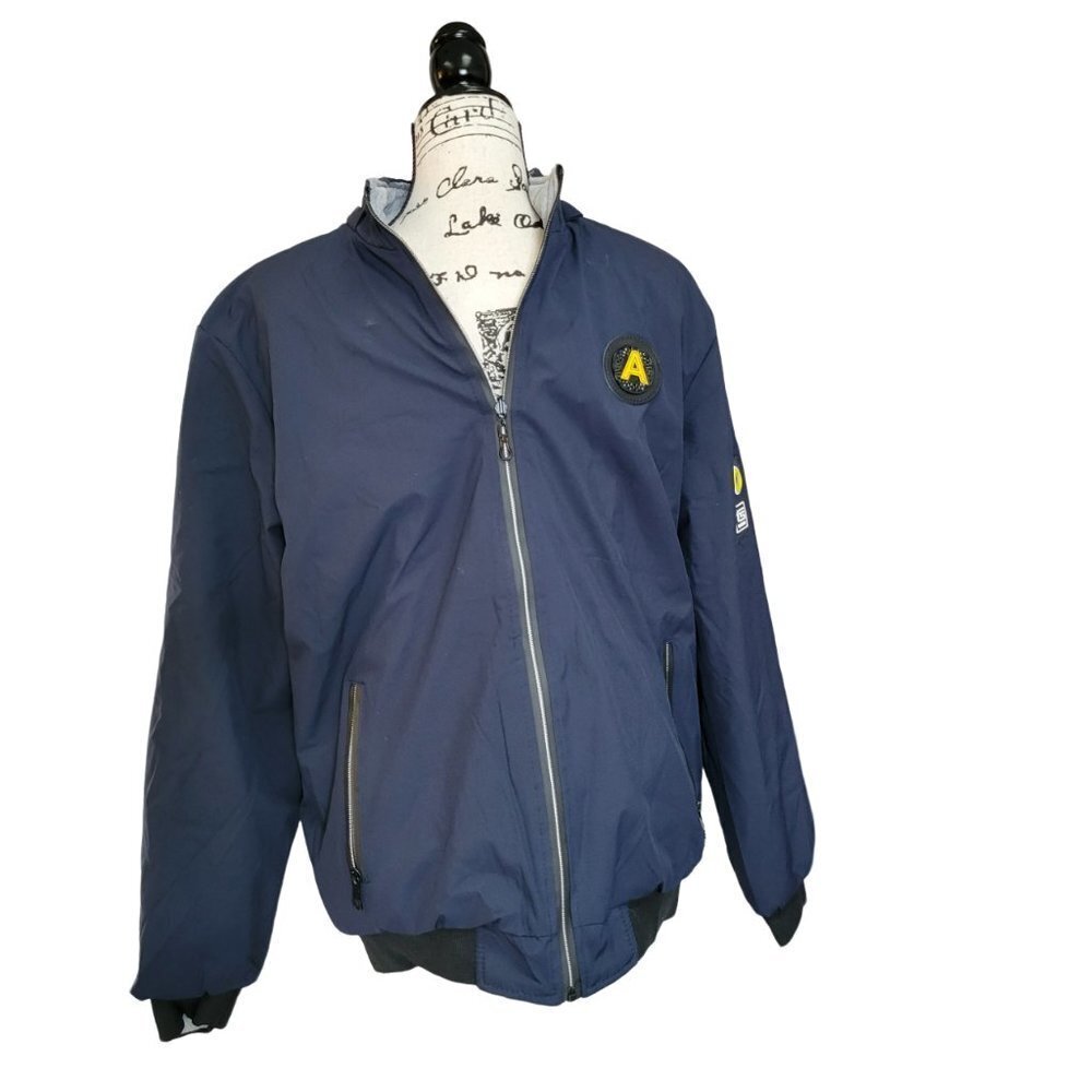 FS Fashion Reversible Men's Jacket with Removable Hood